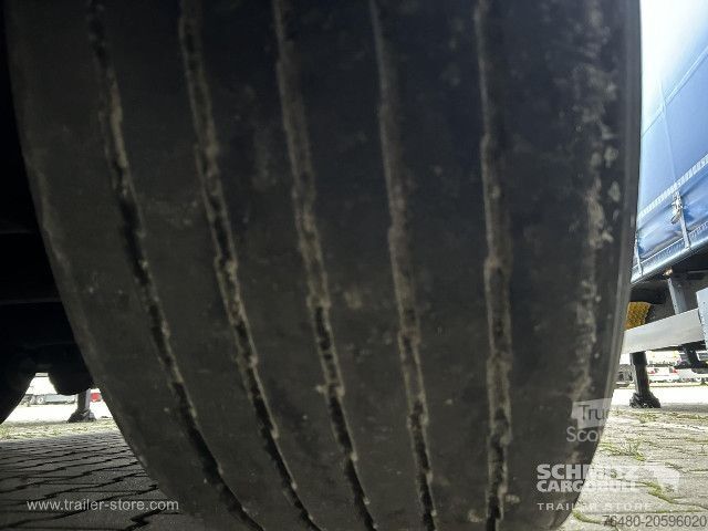 Brandalı açık yarı römork Schmitz Cargobull Schiebeplane Mega