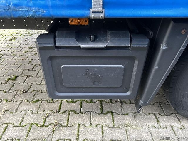 Brandalı açık yarı römork Schmitz Cargobull Schiebeplane Mega