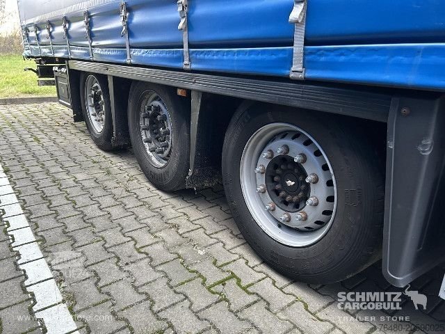 Atvira puspriekabė su tentu Schmitz Cargobull Schiebeplane Mega