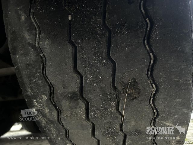 Brandalı açık yarı römork Schmitz Cargobull Schiebeplane Mega