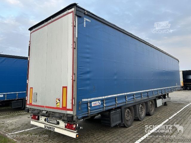Odprta polprikolica s ponjavo Schmitz Cargobull Schiebeplane Mega