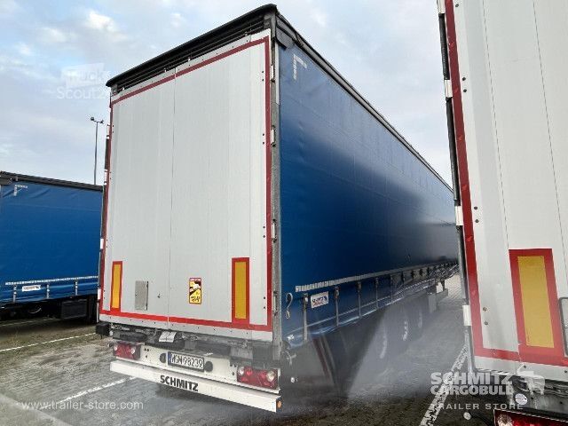 Brandalı açık yarı römork Schmitz Cargobull Schiebeplane Mega