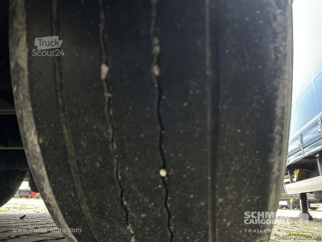 Brandalı açık yarı römork Schmitz Cargobull Schiebeplane Mega