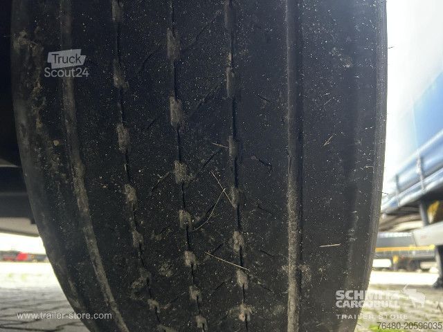 Brandalı açık yarı römork Schmitz Cargobull Schiebeplane Mega