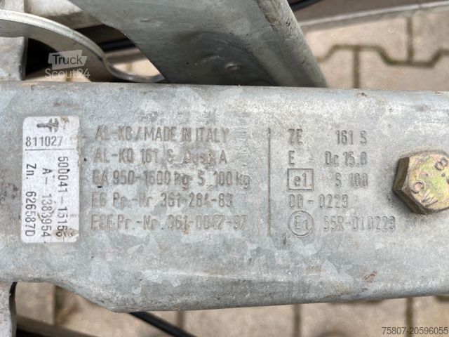 Çalışma platformlu römork PONGRATZ L-Pat-K Kippanhänger 1500 kg Nutzlast 1205 kg