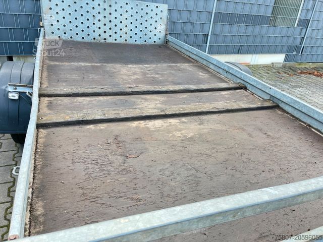 Trailer with working platform PONGRATZ Kipper  1500 kg L 3,65 m B1,9m  Nutzlast 1205 kg