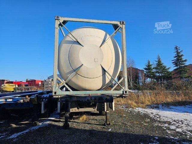 Tanker yarı römork VAN HOOL Tankchassis + Tankcontainer,363.054 Km