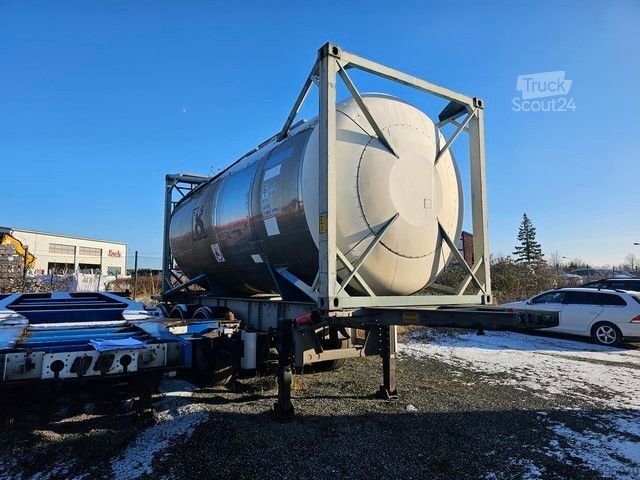 Tanker yarı römork VAN HOOL Tankchassis + Tankcontainer,363.054 Km