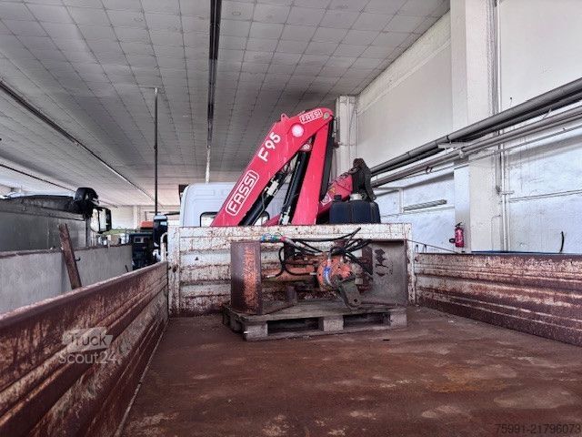 Autokran MERCEDES-BENZ Atego  1223 Dreiseitenkipper Meiller Ladekran