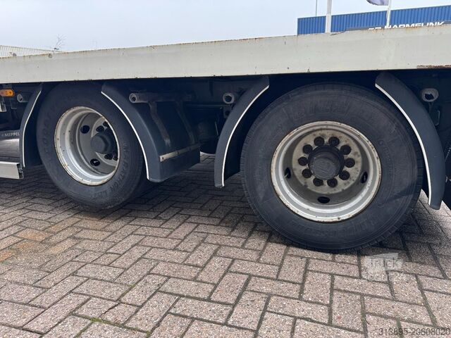 Plattform trailer GS Meppel AV-2800 N, 7.00 Mtr, 20 Ft Twist-locks, Portaal