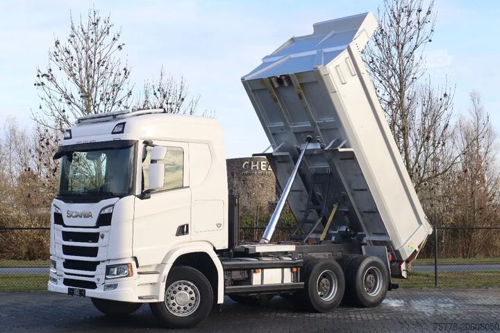 Tipper Scania R650 V8 NGS | 6X4 | FULL STEEL | BIG AXLES | RE...