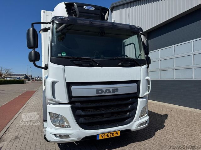 Pārvadājumi saldētavā/saldētavā DAF CF320 FAN 6x2, Schmitz Frigobox, Carrier Supra ...