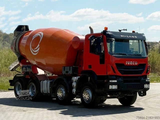 Caminhão betoneira IVECO TRAKKER 410 * Betonmischer * 8x4 * TOPZUSTAND