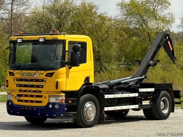 Ruloninė konteinerinė savivartis SCANIA P 230 Abrollkipper * 4x2 * Top Zustand !