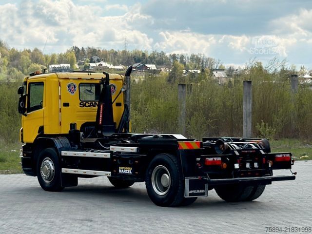 Ruloninė konteinerinė savivartis SCANIA P 230 Abrollkipper * 4x2 * Top Zustand !