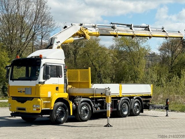 Lastbilmonteret kran MAN TGA 35.440 * HIAB 700 - 5 + FUNK / 8x2 * TOP