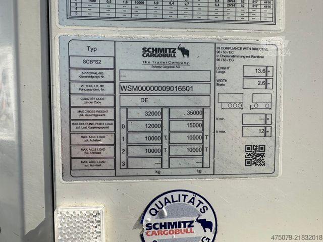 Standard SZM VOLVO FM 380 / Schmitz / 3 Kammer / Carrier ICELAND