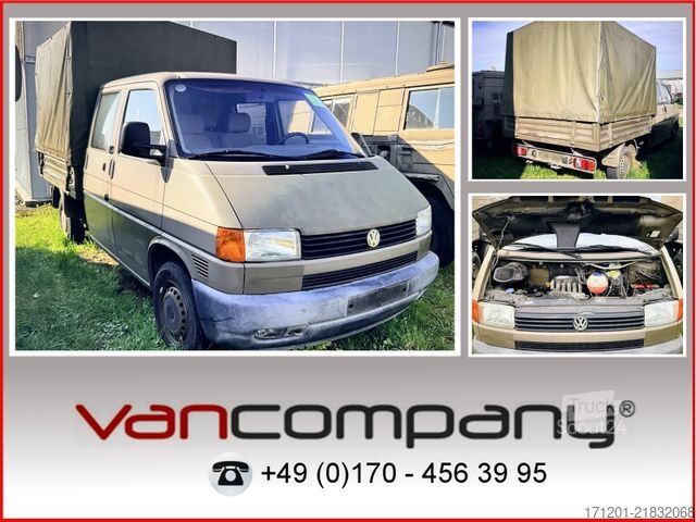 Фургон с брезентова завеса VOLKSWAGEN T4 Doka 2.4 SD 1. Hand!