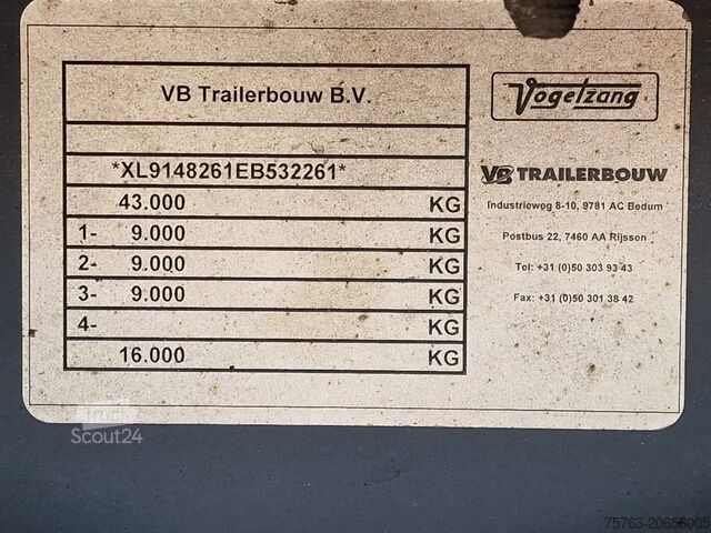 Transport réfrigéré/congélé Vogelzang Thermoking SLXe 400 Frigo - Low engine hours