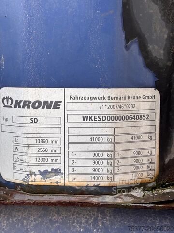 Presenning Krone Edsha Drumbrakes, Tommelbremse