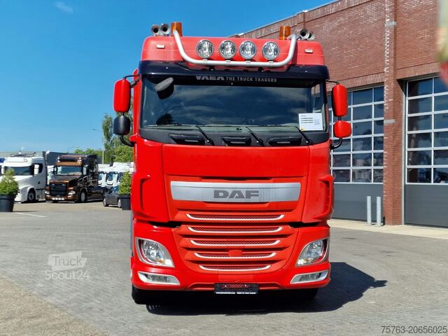Iekraušanas platforma DAF XF 410 6x2 SpaceCab - Flatbed - Euro 6 + 2 axle...