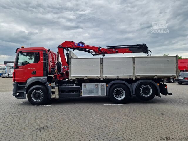 Camião-grua MAN TGS 26.360 6x4 Hydrodrive / Crane HMF1920K-RCS ...