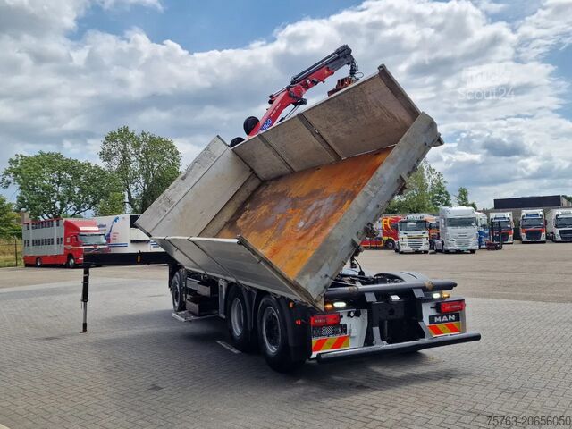 Camião-grua MAN TGS 26.360 6x4 Hydrodrive / Crane HMF1920K-RCS ...