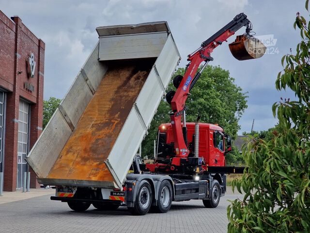 Camião-grua MAN TGS 26.360 6x4 Hydrodrive / Crane HMF1920K-RCS ...