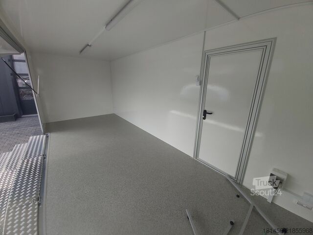 Przyczepa handlowa trailershop mobiler Messestand Infostand 600x230cm