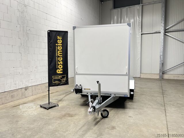 Kofferanhänger Blyss F2030HTD Rampe Tür 2 Fenster Kofferanhänger
