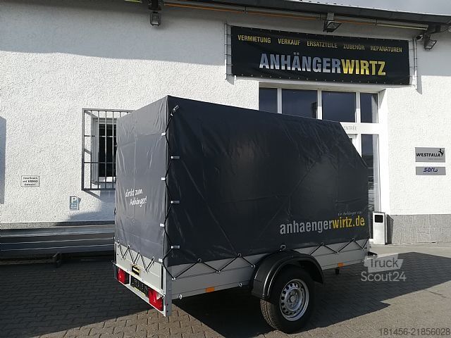 Bilvagn Anssems aerodynamsiche Hochplane dunkel grau