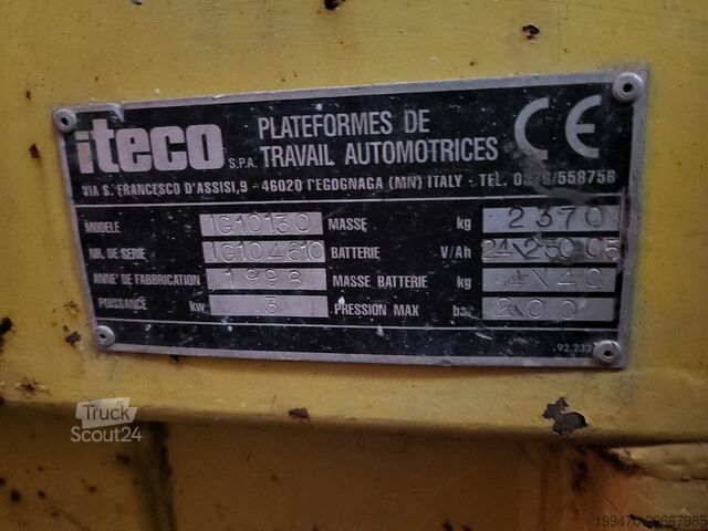 Ножничный подъемный стол Iteco IT10130 (for parts only)