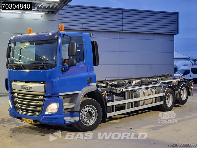 DAF CF 460 6X2 NL-lastbil, APK, ACC, løfteaksel, 28T Trans-Com kædelift, Euro 6. DAF CF 460 6X2 NL-Truck APK ACC Liftachse 28T Trans...
