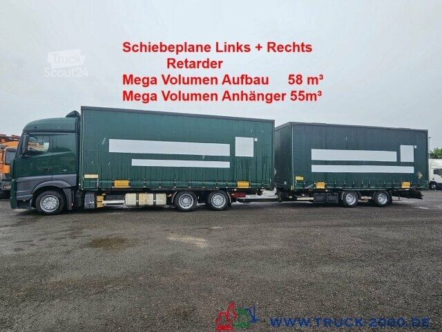 Lastbil med utbytbar kaross Mercedes-Benz Actros 2536 6x2 Volumen 2 Betten + Retarder BDF