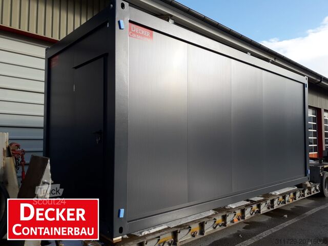 Levende container Decker Containerbau Bürocontainer 20ft, Staplertaschen