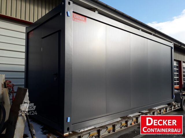 Levende container Decker Containerbau Bürocontainer 20ft, Staplertaschen