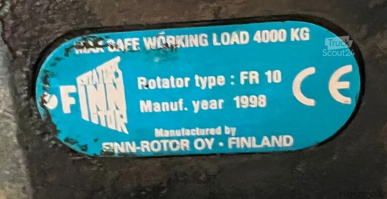 Rotator Rotator FR 10 | 4.000Kg | Bruikbaar voor bijv. grijper