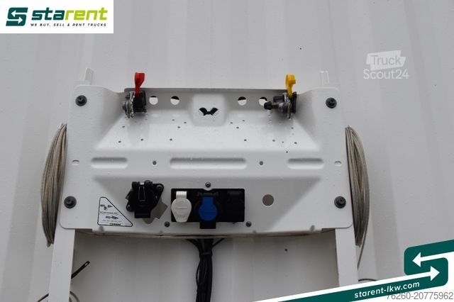 Atvērta puspiekabe ar tentu KRONE Megatrailer Hubdach Liftachse Safe Curtain