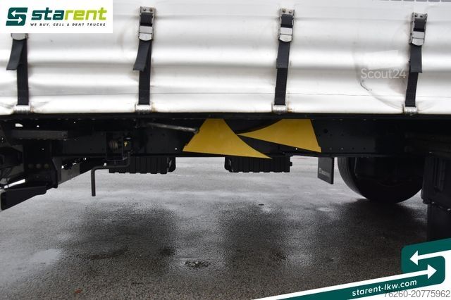 Atvērta puspiekabe ar tentu KRONE Megatrailer Hubdach Liftachse Safe Curtain