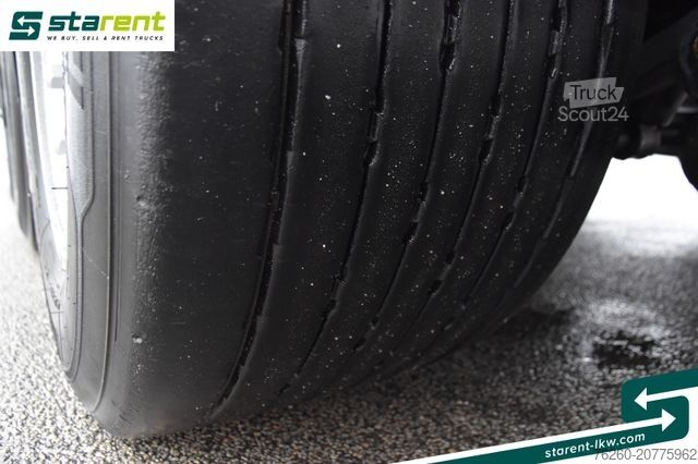 Atvērta puspiekabe ar tentu KRONE Megatrailer Hubdach Liftachse Safe Curtain