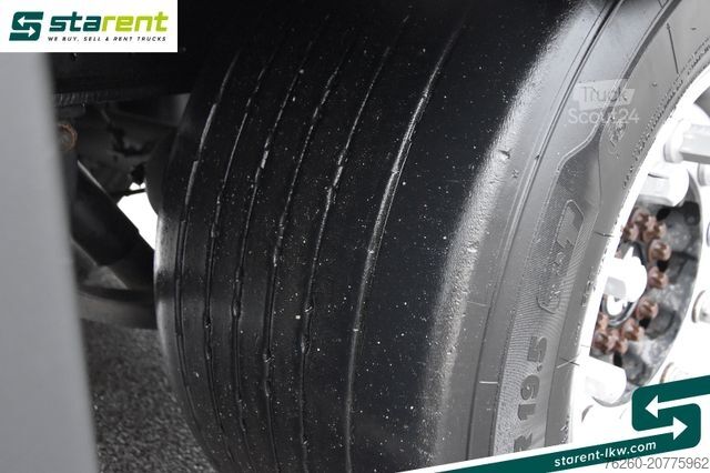 Atvērta puspiekabe ar tentu KRONE Megatrailer Hubdach Liftachse Safe Curtain