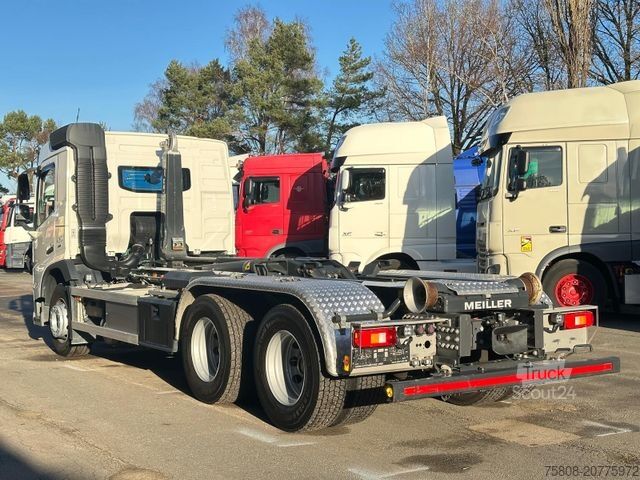 Āķa konteineru automašīna VOLVO FM420 6x4 Abroller Meiller RS21.65 AHK Lift