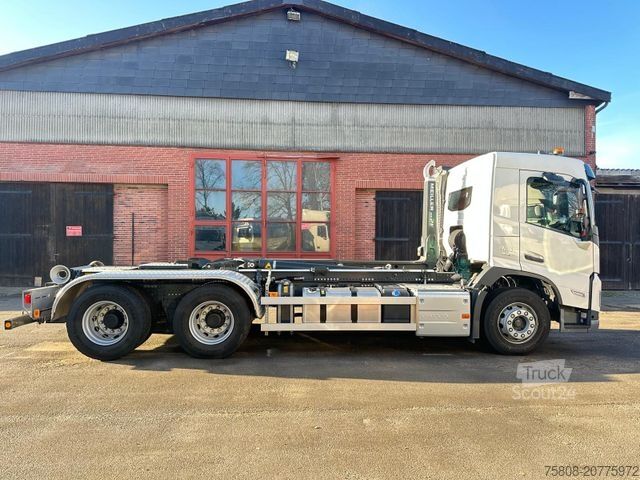 Āķa konteineru automašīna VOLVO FM420 6x4 Abroller Meiller RS21.65 AHK Lift