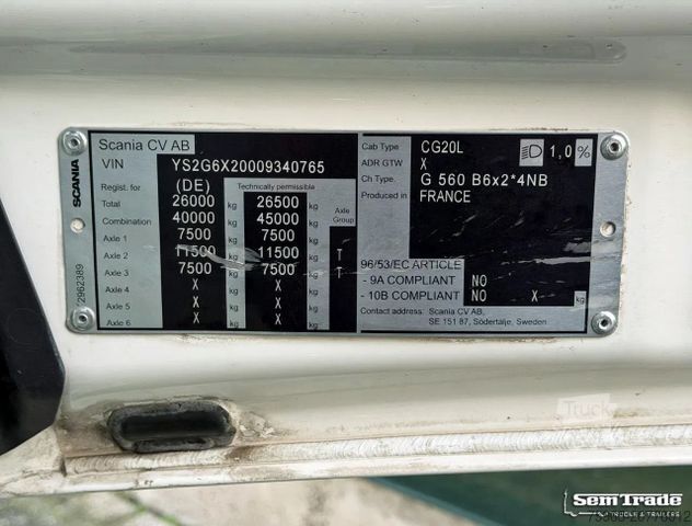 Camion frigorifique SCANIA G 560 NGS FULL AIR RETARDER ONLY 96.000 KM ISOLA