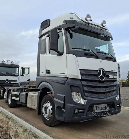 Camion porte-caisses amovibles MERCEDES-BENZ 2540 L Actros 6x2 Fahrschule 5-Sitzer Liftachse