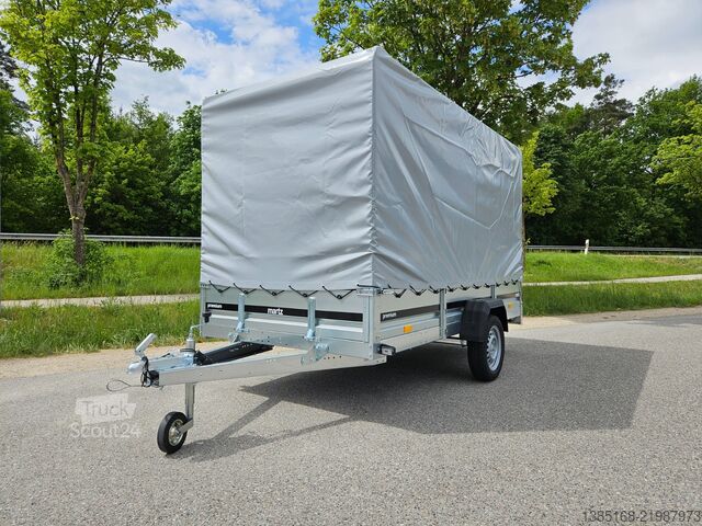 Anhänger mit Pritsche & Plane Martz Planen Anhänger 185cm Hoch 750kg 300cm x 150cm NEU