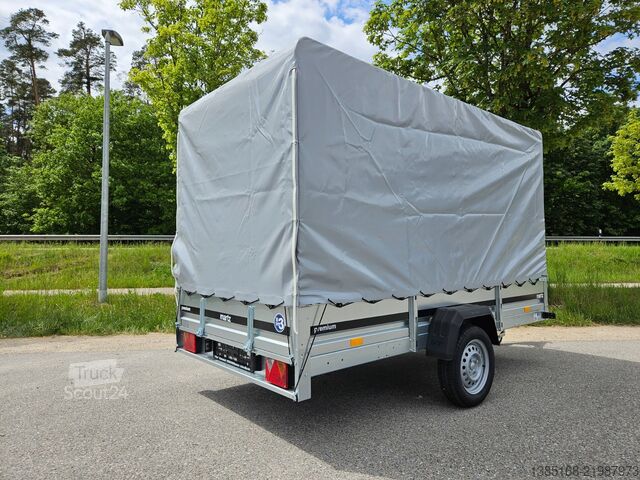Anhänger mit Pritsche & Plane Martz Planen Anhänger 185cm Hoch 750kg 300cm x 150cm NEU