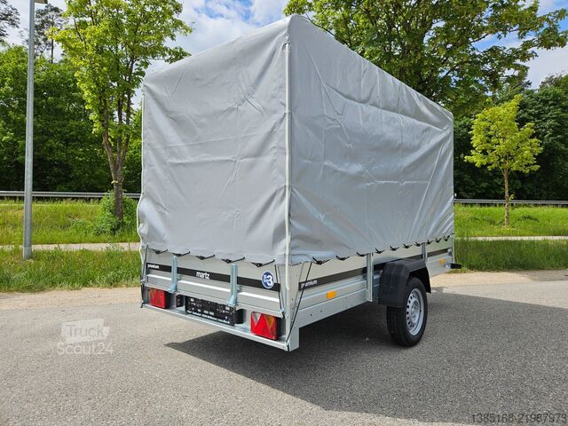 Anhänger mit Pritsche & Plane Martz Planen Anhänger 185cm Hoch 750kg 300cm x 150cm NEU