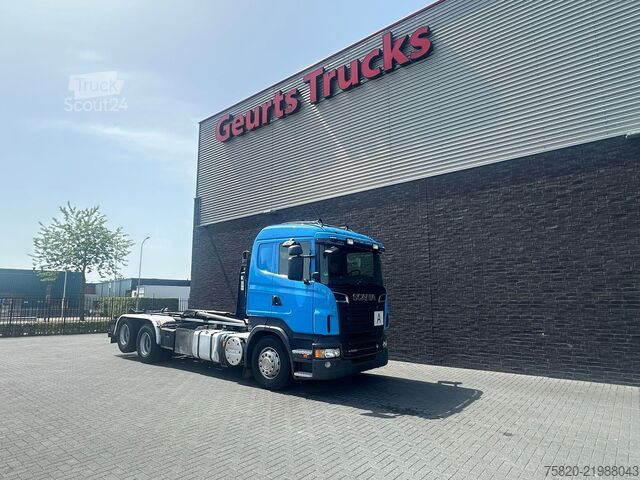 Kablio rankenos sistema Scania R500 V8 6X2 MET HIAB MULTILIFT XR21S61 HAAKARMS...