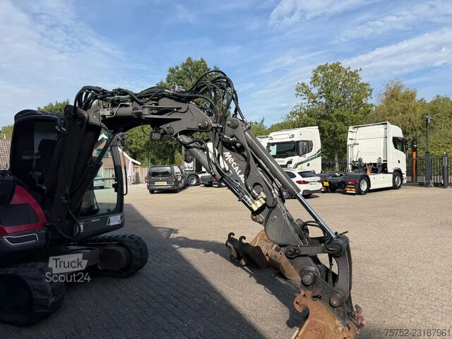  Mecalac 6 MCR Snelwissel, 3 bakken, 3 voudige zijgiek